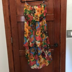 The vintage shop high low mini dress